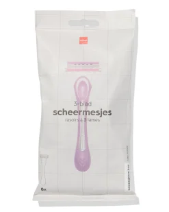 3-blad scheermesjes - 8 stuks