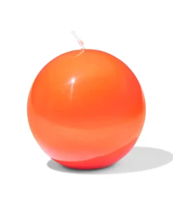 bolkaars ⌀10cm glad oranje