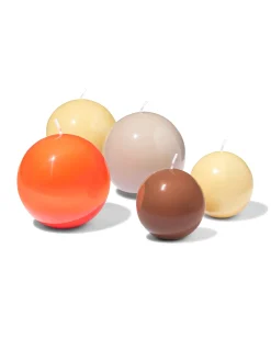 bolkaars ⌀10cm glad oranje