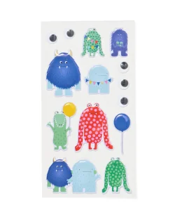 bolle stickers monster - 13 stuks