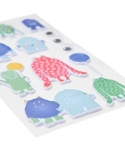 bolle stickers monster - 13 stuks