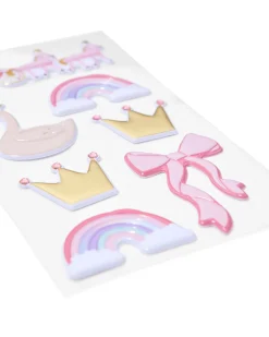 bolle stickers prinses - 7 stuks