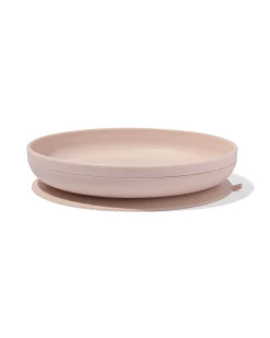 bord met afneembare zuignap 19cm beige