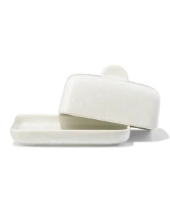 botervloot 14 x 15 x 9cm Trend aardewerk groen spikkel