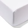 boxspring hoeslaken 140x200cm hotel katoen percal wit