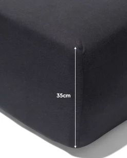 boxspring hoeslaken 180x200/220cm jersey donkergrijs