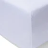 boxspring hoeslaken 100x200/220cm jersey wit
