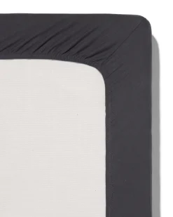 boxspring hoeslaken 160x200cm jersey donkergrijs