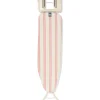 Brabantia strijkplank A 110x30cm voor strijkijzer strepen roze