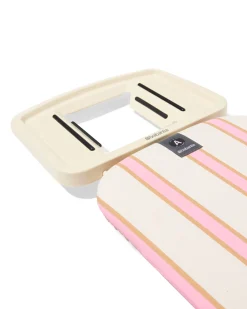 Brabantia strijkplank A 110x30cm voor strijkijzer strepen roze