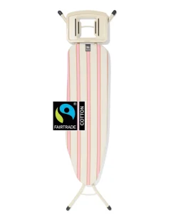 Brabantia strijkplank A 110x30cm voor strijkijzer strepen roze