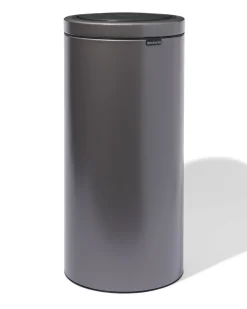 Brabantia Touch Bin Flat Top prullenbak 30L Platinum