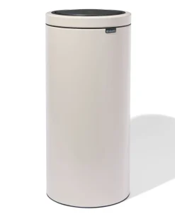 Brabantia Touch Bin Flat Top prullenbak 30L Soft Beige