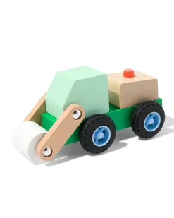 bulldozer 16x8x7.5cm hout