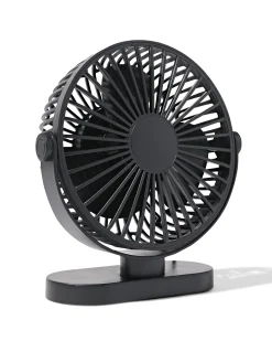 bureauventilator ⌀17.5cm zwart