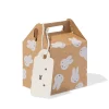cadeau vouwdoosjes karton 5x5x5 bladeren - 6 stuks