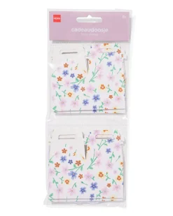 cadeaudoosjes vouwbaar S bloem - 6 stuks