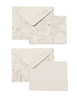 cadeau-enveloppen met blanco kaart S bladeren - 6 stuks