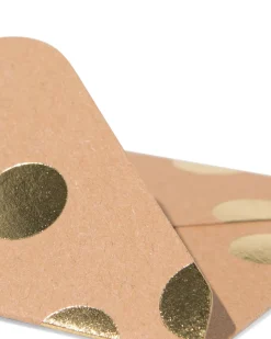 cadeau-enveloppen met blanco kaart S stippen - 6 stuks