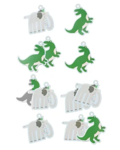 cadeaulabels feestbeesten - 12 stuks