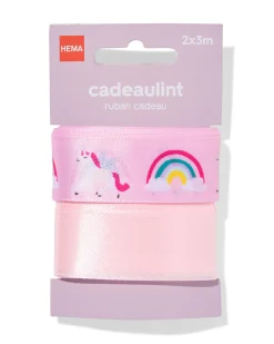 cadeaulint 3m eenhoorn - 2 stuks