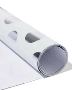 cadeaupapier 200x70cm stippen zilver