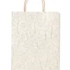 cadeautas L 31x24cm bloemen