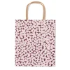 cadeautas M 29.5x18cm bloemen