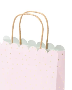 cadeautas M 29.5x18cm papier stippen