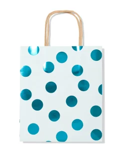 cadeautas M 29.5x18cm stippen