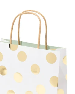 cadeautas M 29.5x18cm stippen