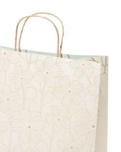 cadeautas XL 45x28cm bloemen