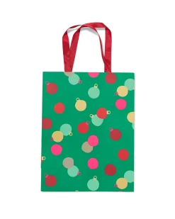 cadeautas 12x32x25cm kerstballen