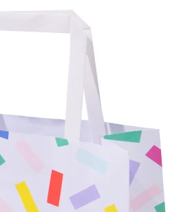 cadeautasjes M confetti - 6 stuks