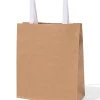 cadeautasjes M kraft - 6 stuks