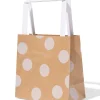 cadeautasjes S kraft - 6 stuks