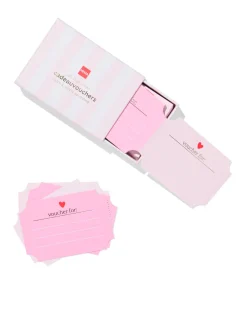 cadeauvouchers liefde zelf in te vullen