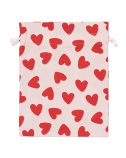 cadeauzakje M stof hart
