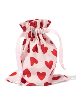 cadeauzakje M stof hart