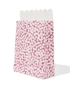 cadeauzakjes M 17x22cm bloemen - 3 stuks