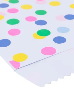 cadeauzakjes papier 16x12/22x17/31x21 confetti - 6 stuks
