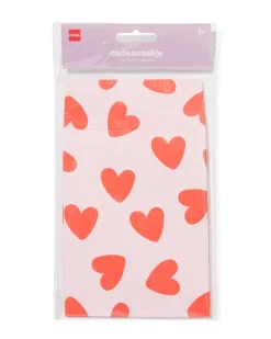 cadeauzakjes S hart - 3 stuks