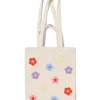 canvas tas 42x36cm bloem