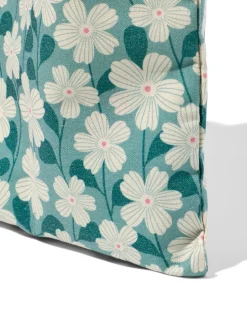 canvas tas 35x41cm bloemen