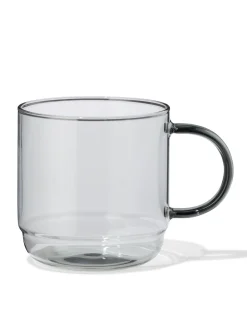 cappuccinomok 440ml glas antraciet