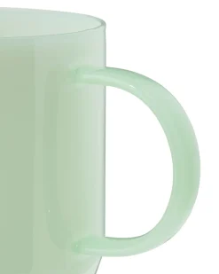 cappuccinomok 400ml glas groen