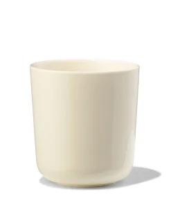 cappuccinomok 350ml Knap new bone china geel