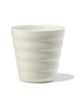 cappuccinomok 300ml Trend aardewerk grijs spikkels