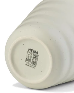 cappuccinomok 300ml Trend aardewerk grijs spikkels