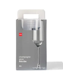 champagneglazen 230ml - 4 stuks